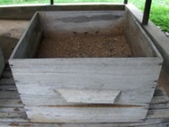 Sawdust box for cassava